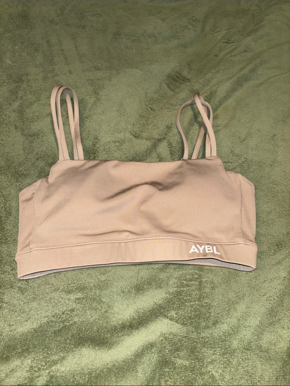 AYBL Beige Double-Strap Swim Bralette